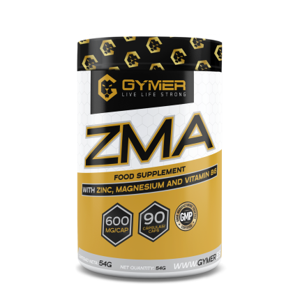 ZMA Zinc + Magnesio + Vitamina B6  90 caps GYMER