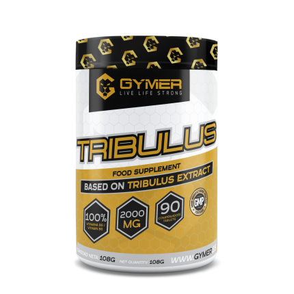 TRIBULUS 90%  SAPONINAS + VITAMINA B6 90 Tabs GYMER