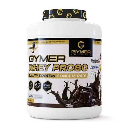 Proteína Whey GYMER Pro80 2kg Doble Chocolate