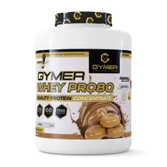 Proteína Whey GYMER Pro80 2kg Caramelo Salado