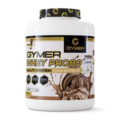 Proteína Whey GYMER Pro80 2kg Chocolate Avellana