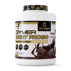 Proteína Whey GYMER Pro80 2kg Chocolate Avellana
