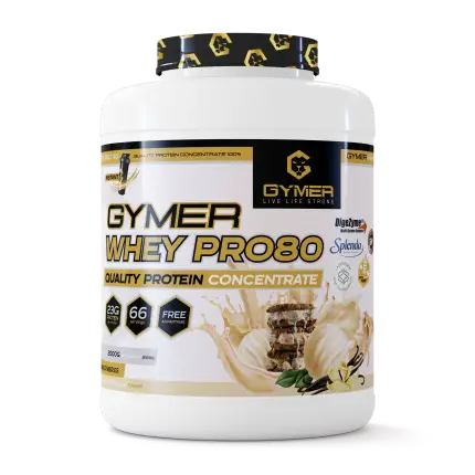Proteína Whey GYMER Pro80 2kg Vainilla