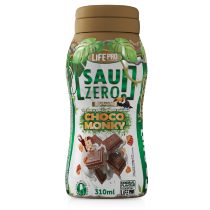 Sirope Sauzero Zero Calories White Choco Monky 310ml