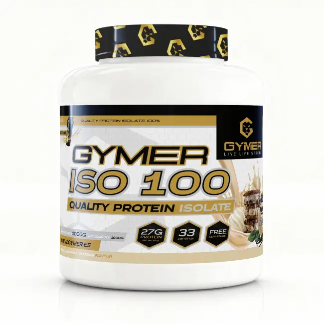 Aislado de Proteína de Suero GYMER ISO 100 1kg 