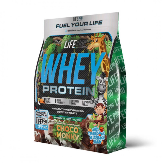 Whey Choco Monky 1kg Limited Edition Life Pro