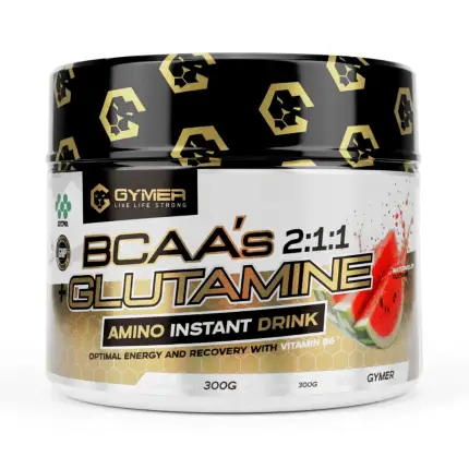                     Aminoácidos BCAA + Glutamina 300 gr Sandía
                 