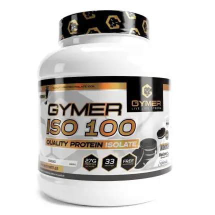                     Aislado de Proteína de Suero GYMER ISO 100 1kg Dark Cookies & Cream
                 