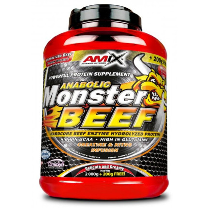 Proteína AMIX Anabolic Monster Beef 2Kg + 200 gr GRATIS