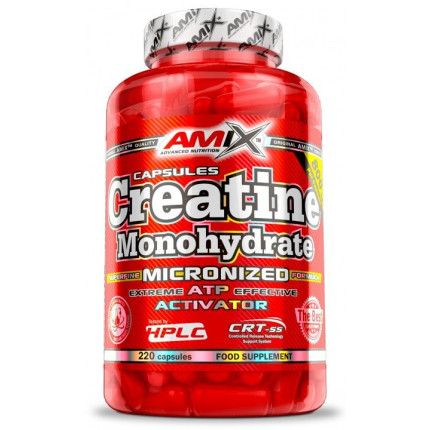 Creatina AMIX Creatine Monohydrate 220 Cápsulas